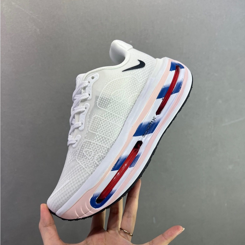 Nike Air Zoom White Red Blue Women’s Running Sneakers - Picture 2 of 7